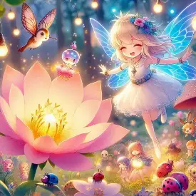 A Fadinha e a Flor que Não Florescia