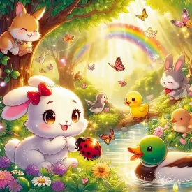 O Pesseio dos Bichinhos no Jardim Encantado